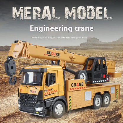 1:18 Large Metal Die-cast Crane