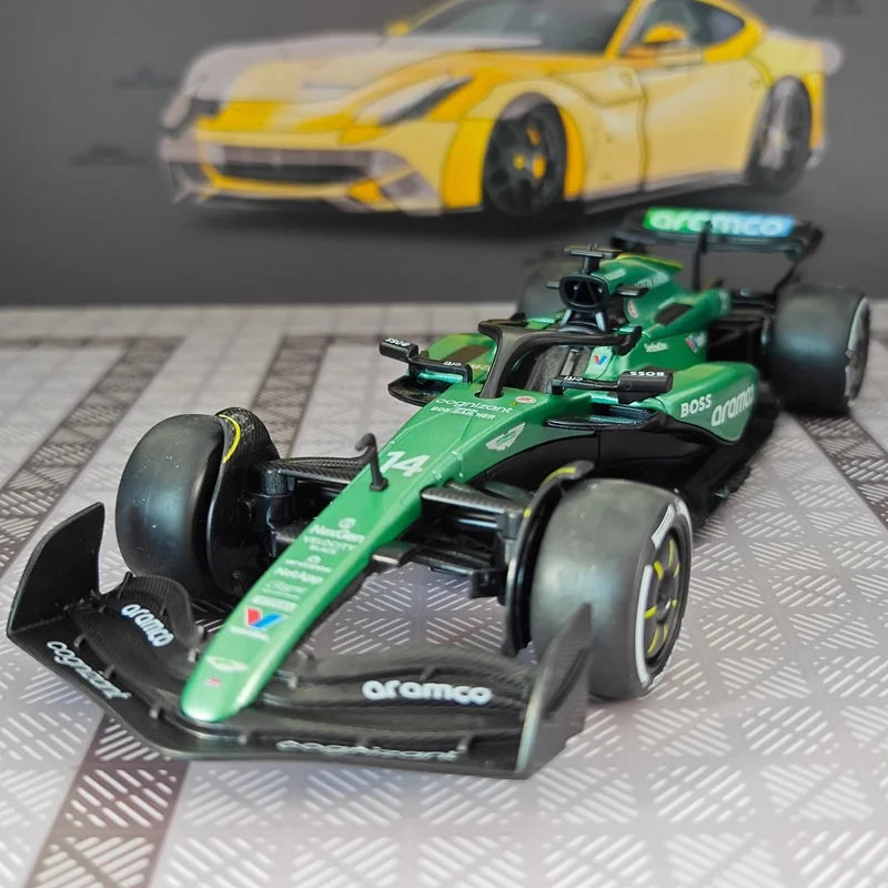 1:24 2024 F1 AMR24 Aramco Team #14 Fernando Alonso