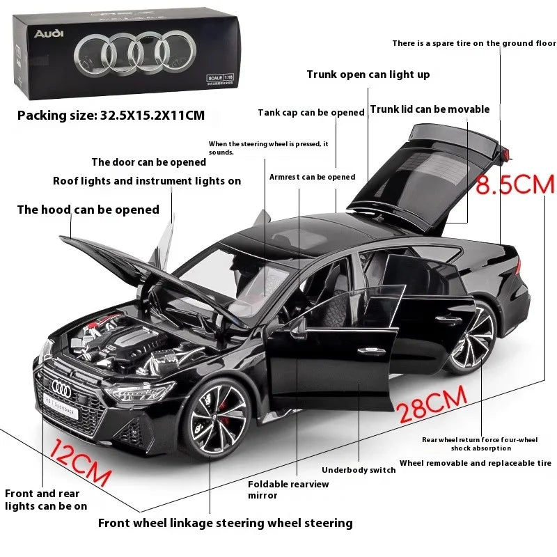 1:18 Audi RS7 Sportback Four Door Coupe Remote Control Version