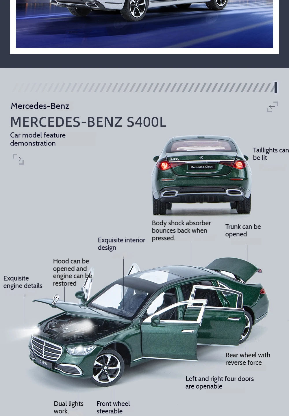 1:24 Mercedes Maybach S400