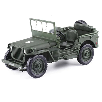 1:18 JEEP Tactical Militar Old World War II Willis GP
