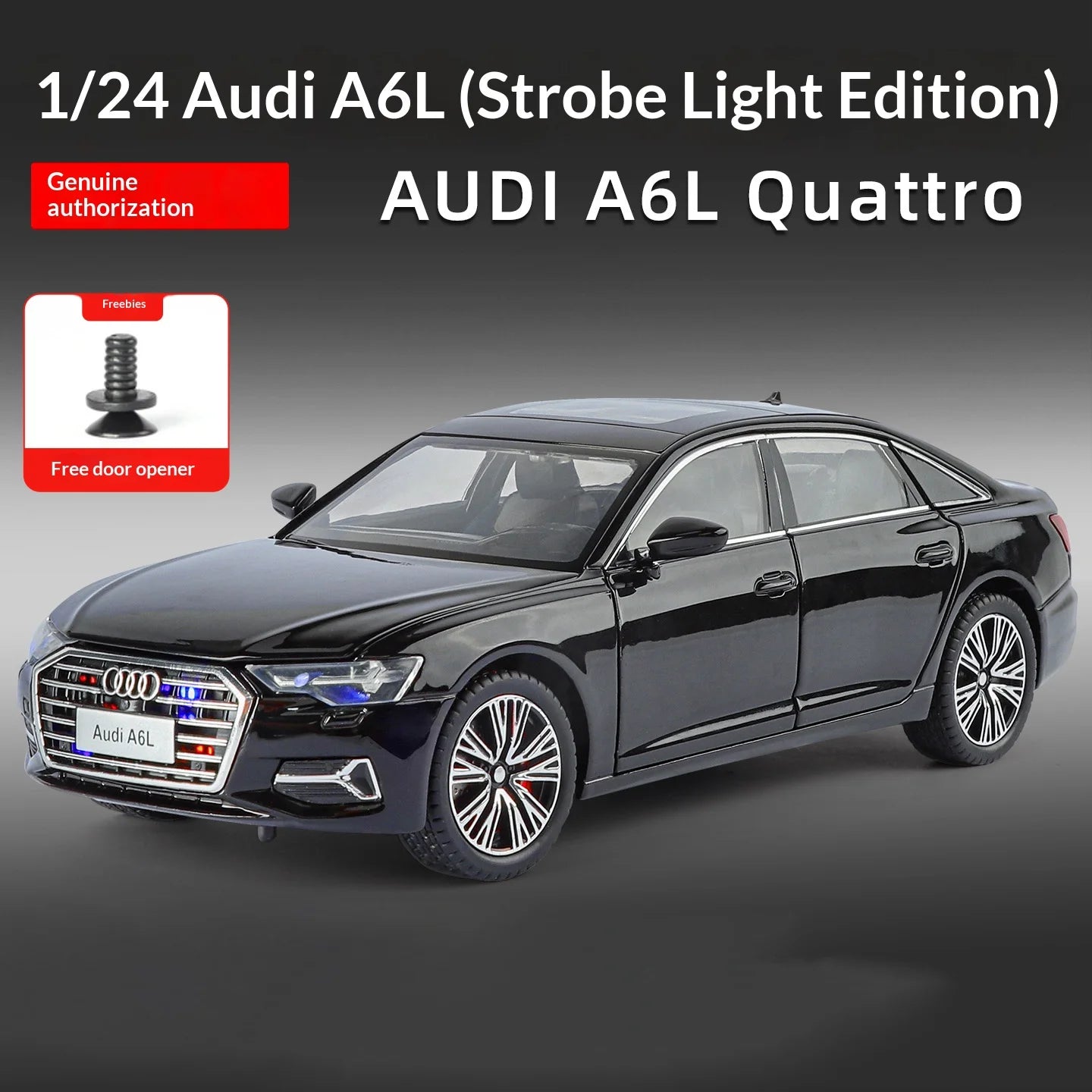 1:24 Audi A6L light flashing version