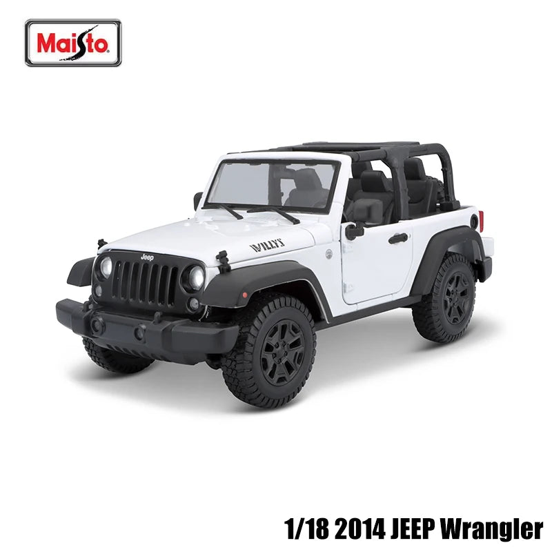 Maisto 1:18 2014 JEEP Wrangler alloy car model crafts decoration collection toy tools gift models Multiple styles