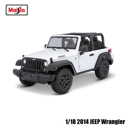 Maisto 1:18 2014 JEEP Wrangler alloy car model crafts decoration collection toy tools gift models Multiple styles