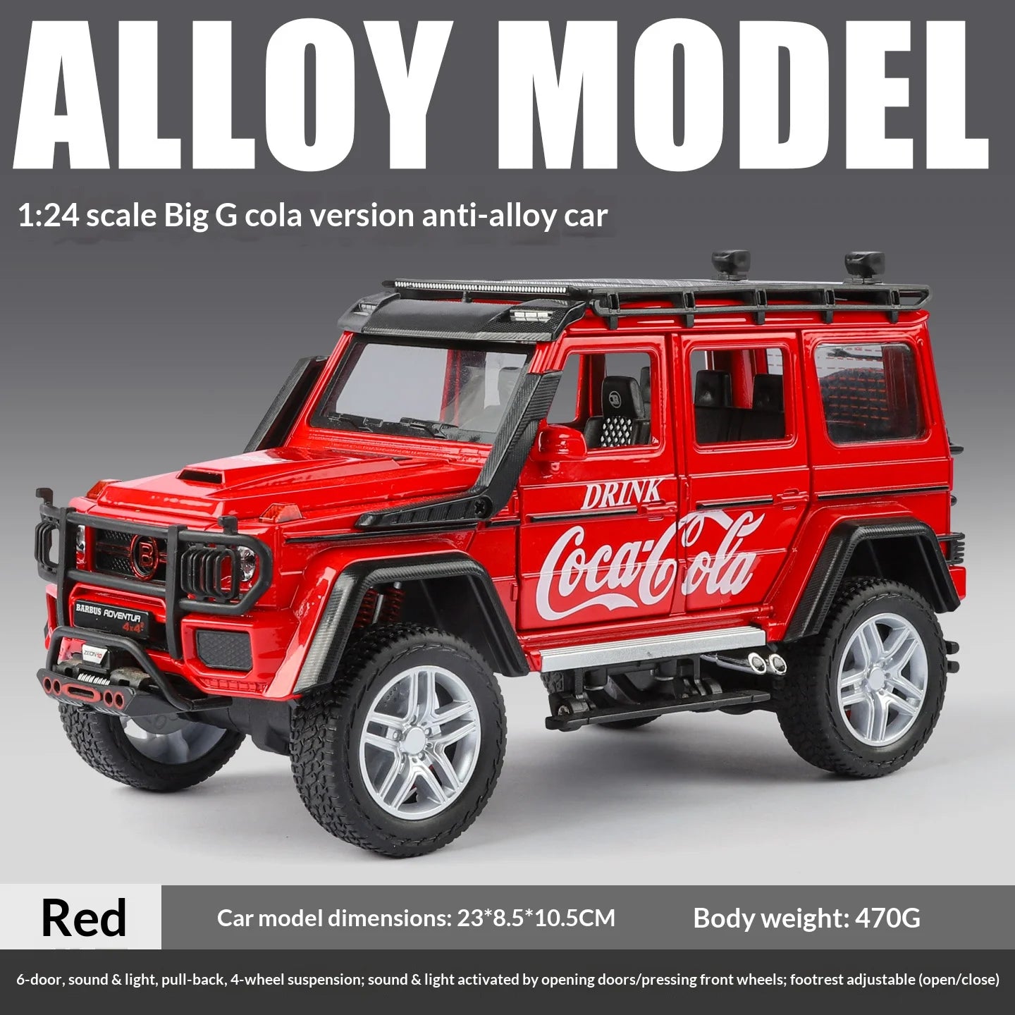 1:24 Mercedes-Benz G63 Coke version