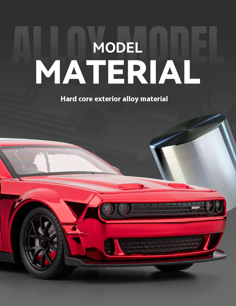 1:24 Dodge Hellcat electroplating version