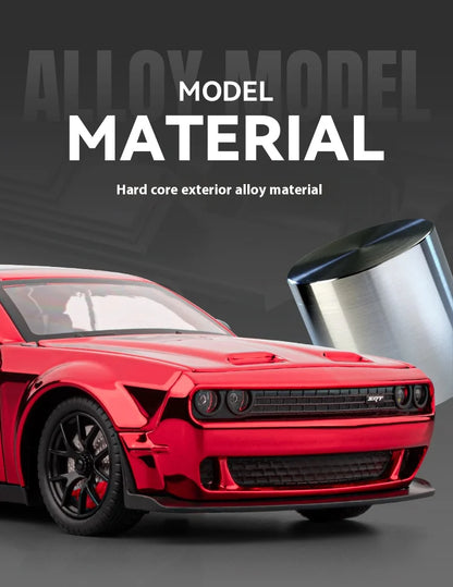 1:24 Dodge Hellcat electroplating version