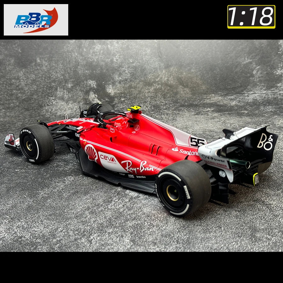 1:18 new F1 SF-23 2023 Leclerc Sainz Las Vegas Station Belgium Station 16# 55#