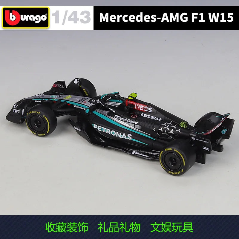 1:43 F1 Mercedes AMG Team 2024 #44 #63 Season W15
