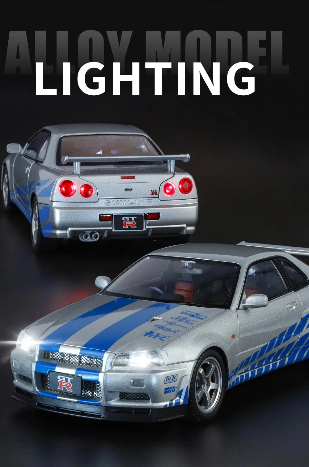 1:18 GTR GT-R R34 Skyline Ares