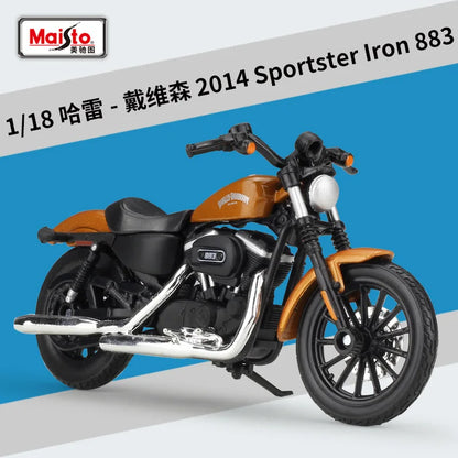 1:18 Harley-Davidson Harley Sportster Iron 2015 2014 Tough Guy 883 Imitation