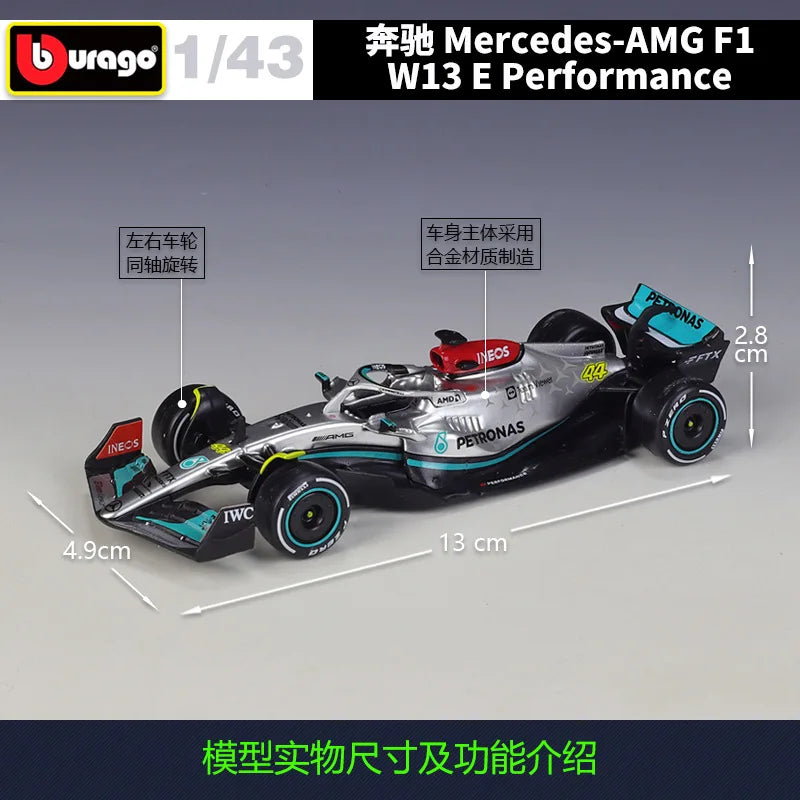 1:43 F1 Mercedes Amg Team 2022 W13e