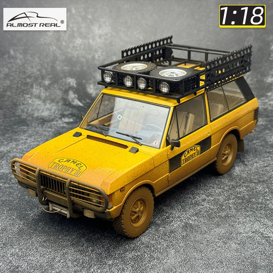 1:18 Land Rover Range Rover "CAMEL TROPHY" SUMATRA 1981 DIRTY VERSION