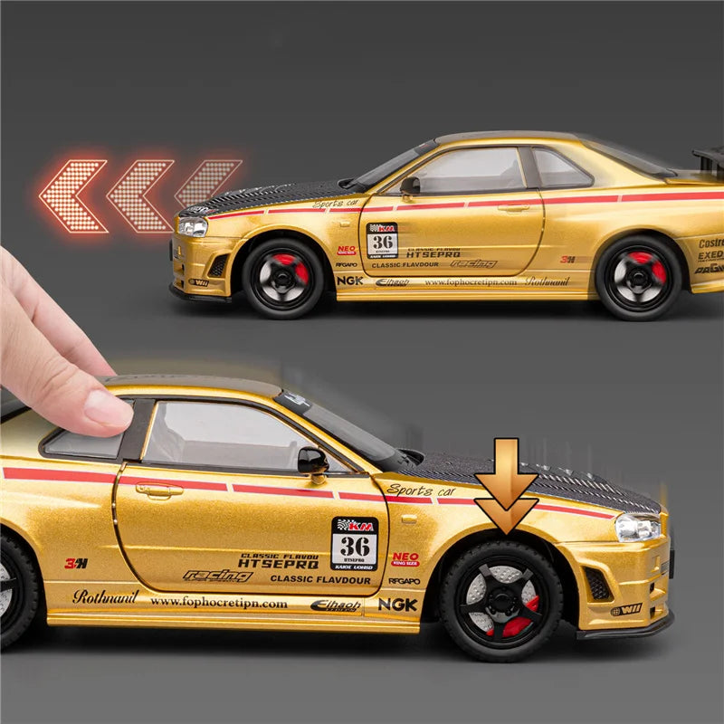1:24 Ares Silvia Skyline GTR R34