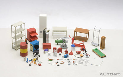 1:18 Garage kit set static display