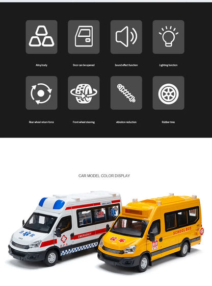 1:24 School Bus Diecast