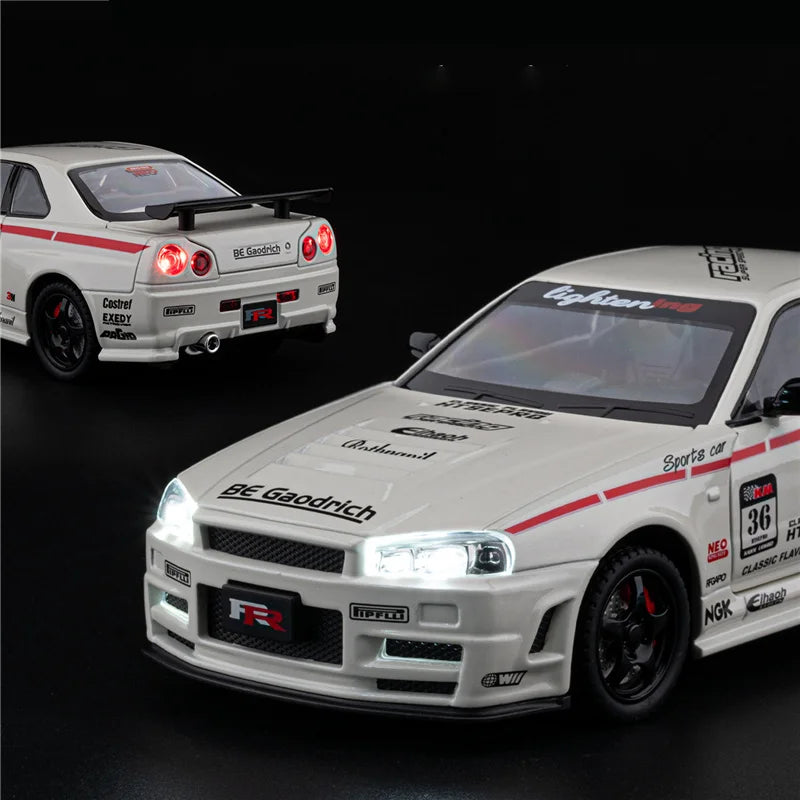 1:24 Ares Silvia Skyline GTR R34