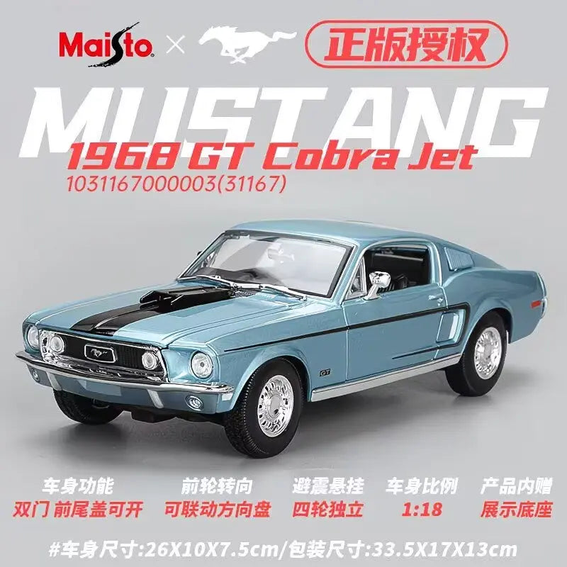 1:18 Ford Mustang GT Cobra Jet 1968
