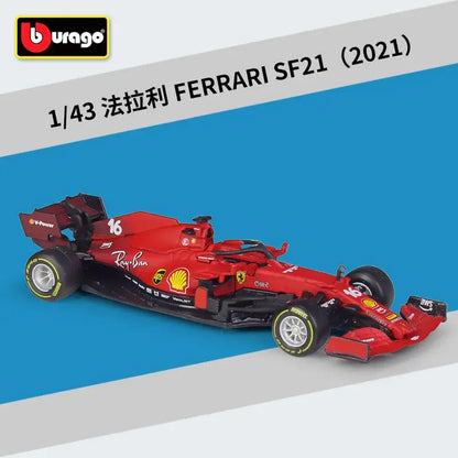1:43 F1 Racing 2021 Season Ferrari Team Sf21 #16 #55