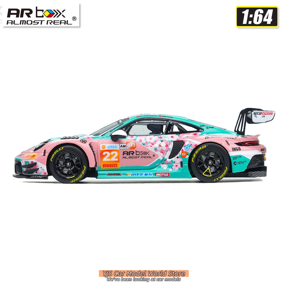 1:64 Porsche 911 GT3 R 202 GT Ningbo Absolute Racing #22