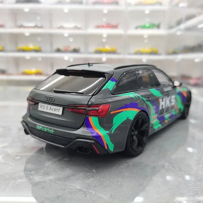 1:18 2021 Audi Rs6 Avant C8 Hks Paint Limited Edition