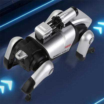 New Alloy Four Legged Intelligent Robot Wolf Model