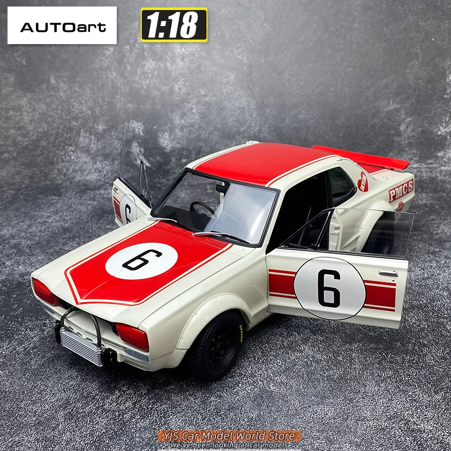 1:18 Nissan skyline GT-R 6#（RACING) 1971