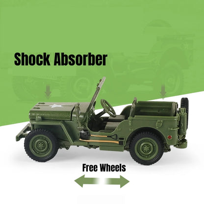 1:43 Jeep Willy Military Army