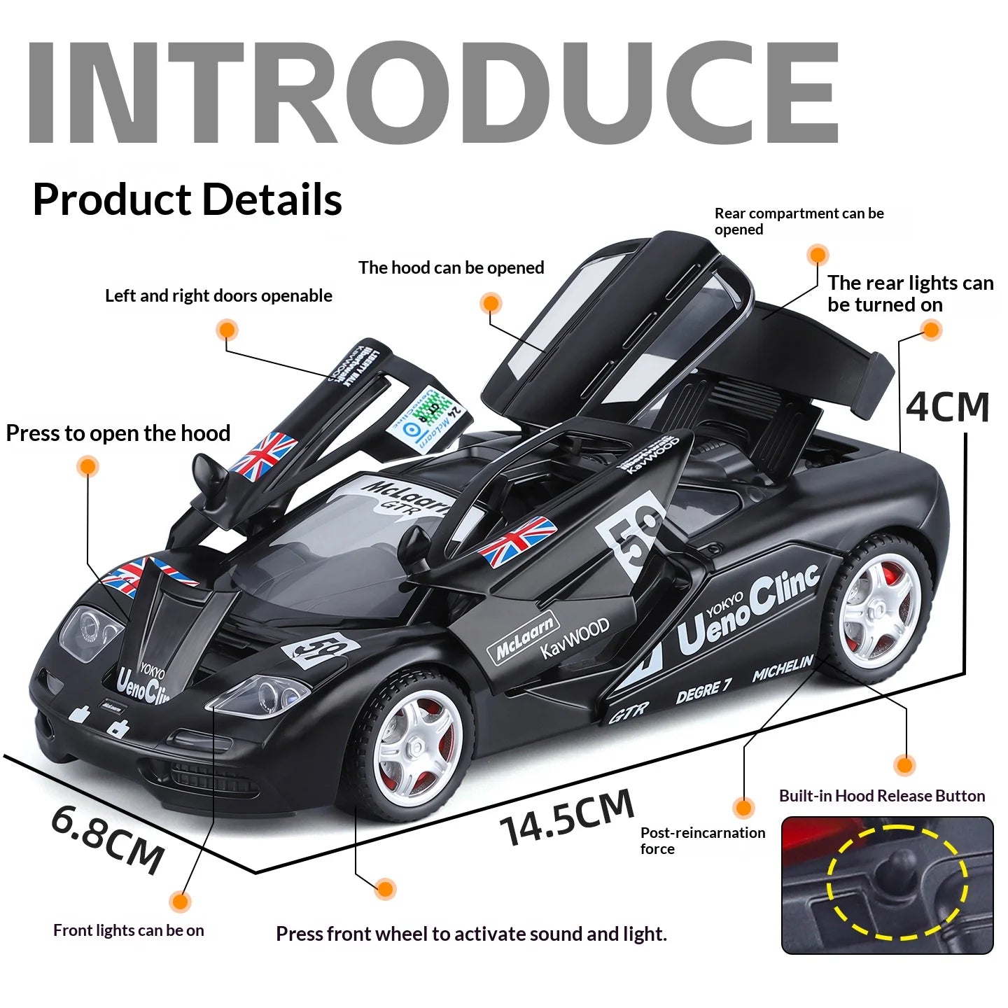 1:32McLaren GTR F1
