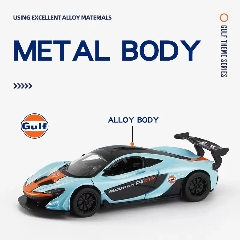 1:43 Gulf Alloy Car Model - Authentic Replica of Racing Glory