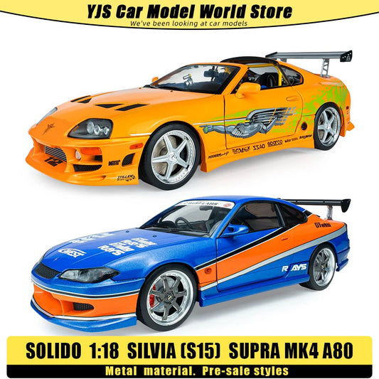 1:18 TOYOTA SUPRA MK4 A80 SILVIA (S15)