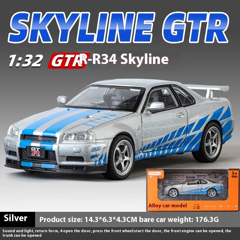 1:32 Nissan GTR R34 Skyline