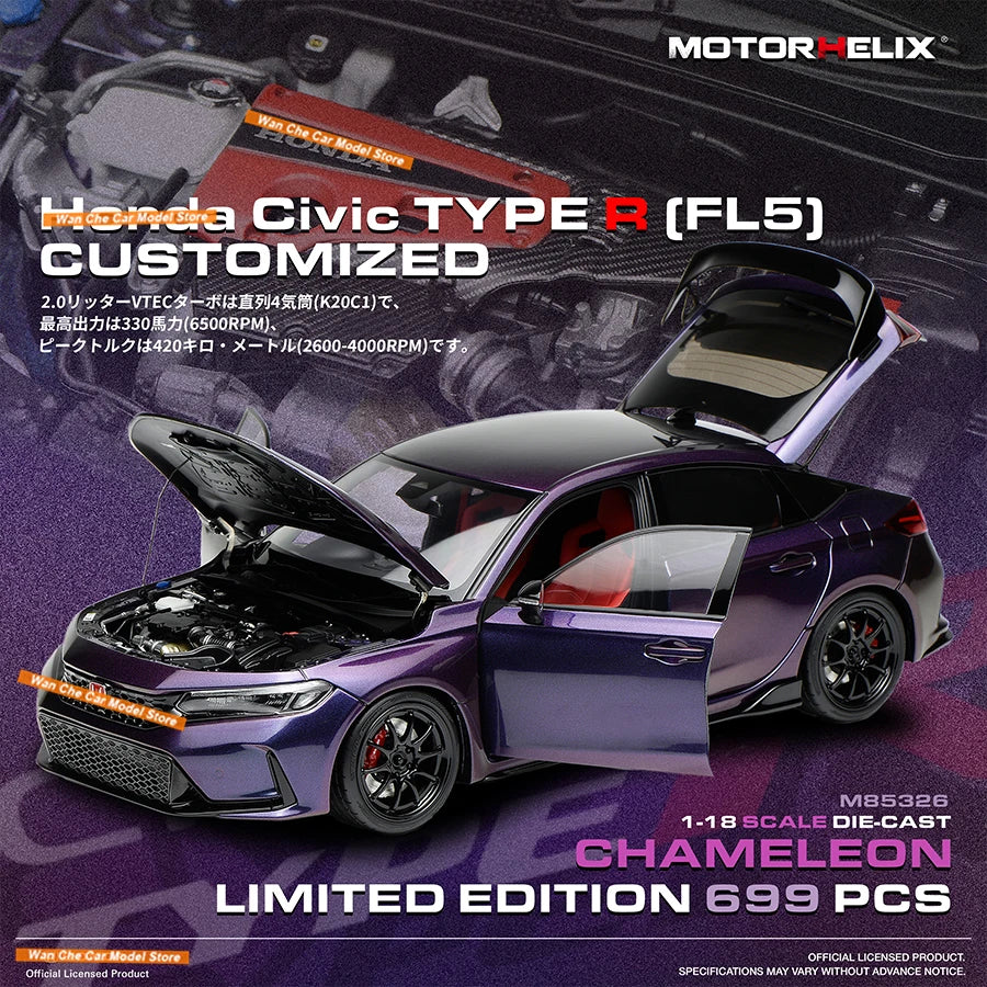 1:18 Honda Civic Type R FL5