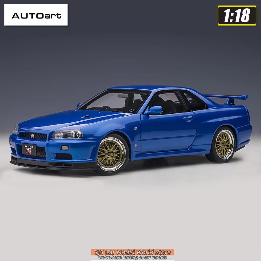 1:18 Nissan skyline GT-R34 V-SPEC
