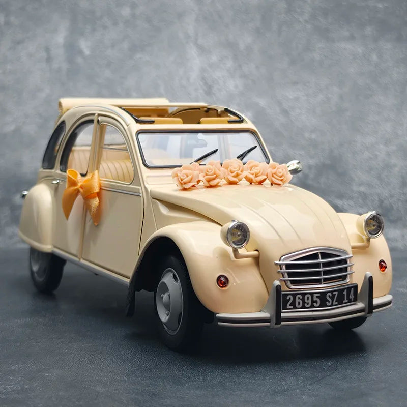 NOREV 1/18 Scale   Citroen 2CV 1986  Static Car Model Diecast Model Ornament Holiday Gift Collection