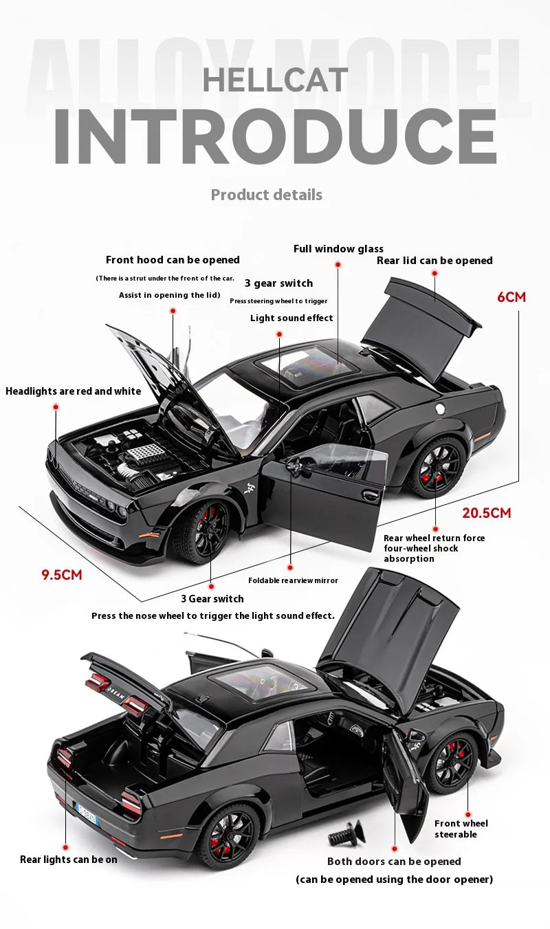 1:24 Dodge Challenger Hellcat Redeye