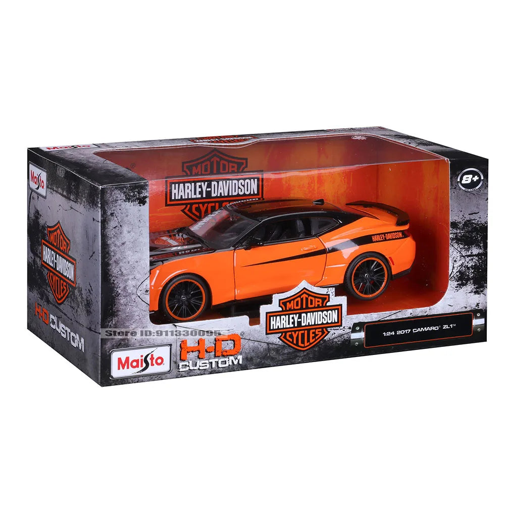 1:24 Harley joint venture 2017 Chevrolet Camaro ZL11967 Ford Mustang GT