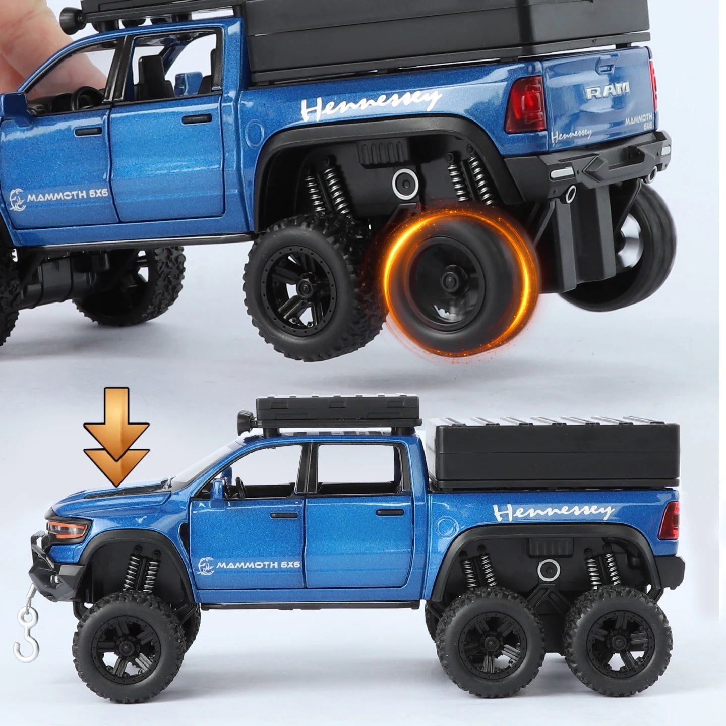 1:32 Dodge Tyrannosaurus 6X6 Pickup