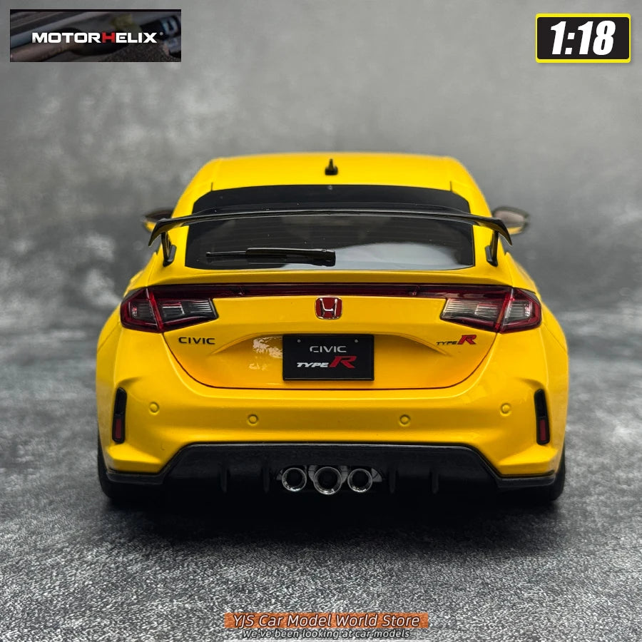 MOTORHELIX 1/18 Honda Civic Type R FL5  Die-casting  automotive model  collection  static display piece  holiday gift