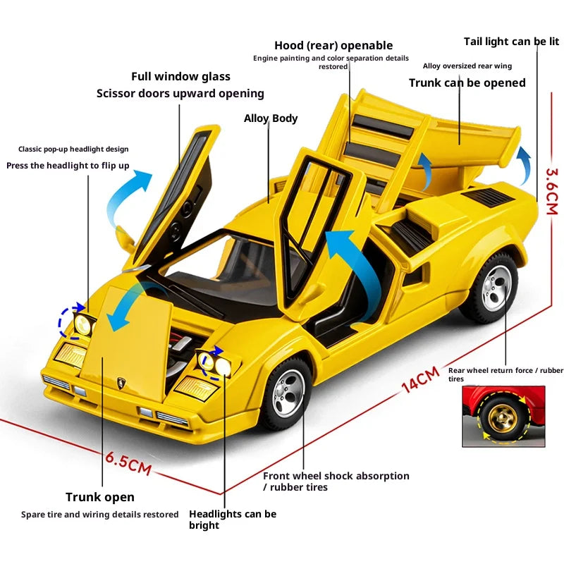 1:32 Lamborghini Countach LP500S