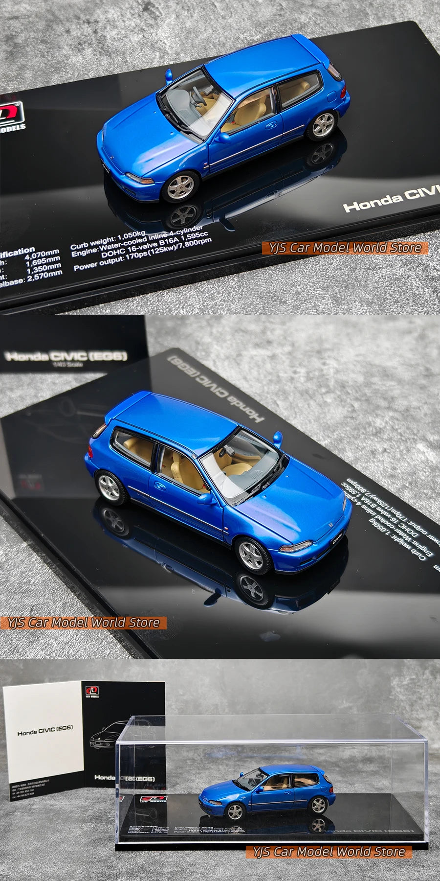 1:43 Honda EG6 SiR (SiRII)