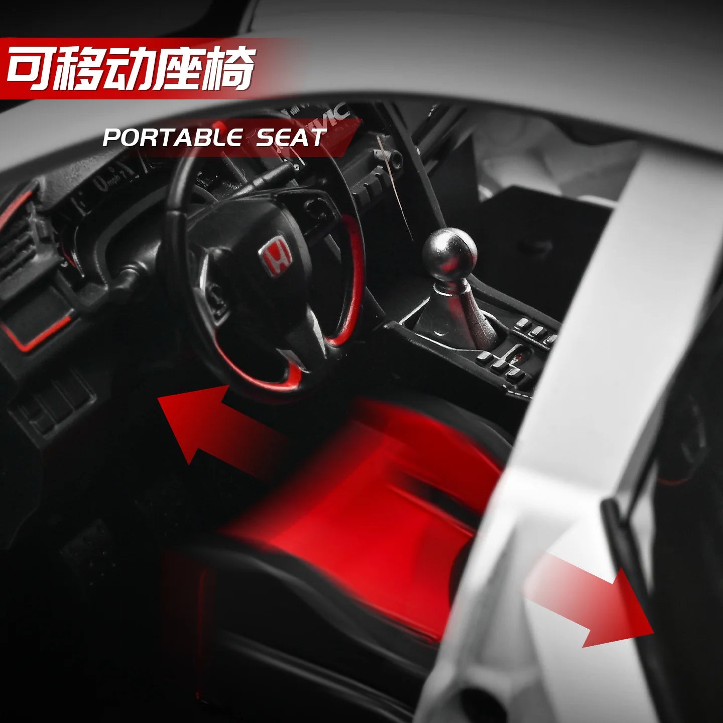 1:18 HONDA CIVIC TYPE-R FK8 Hatchback