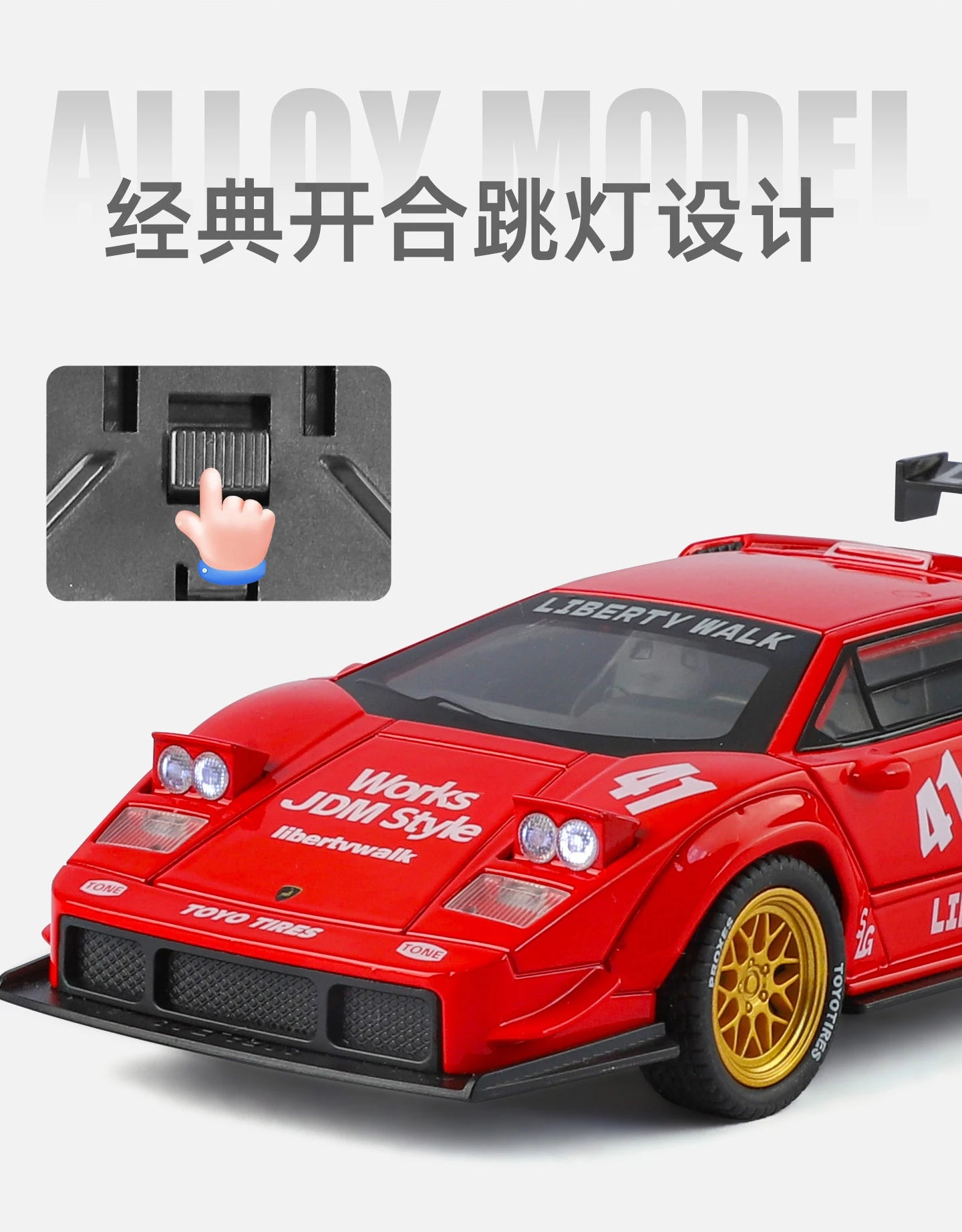 1:32 Lamborghini Countach LP5000