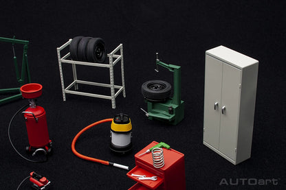 1:18 Garage kit set static display