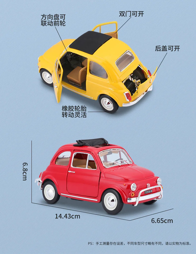 1:24 Fiat 500 Faux