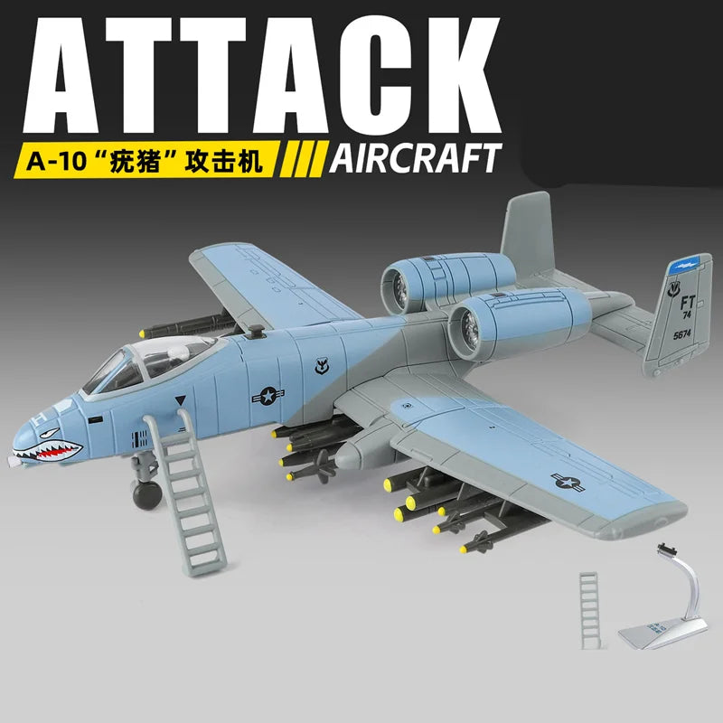 1:72 A-10 Warthog Strategic Bomber Fighter Battle