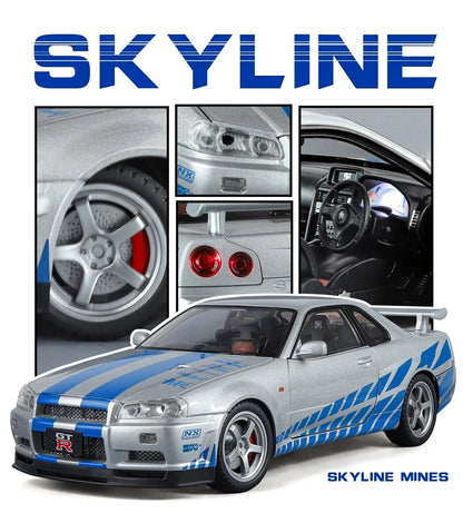 1:18 GTR GT-R R34 Skyline Ares