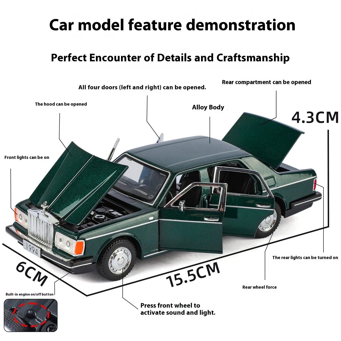 1:32 Rolls-Royce Silver Spur