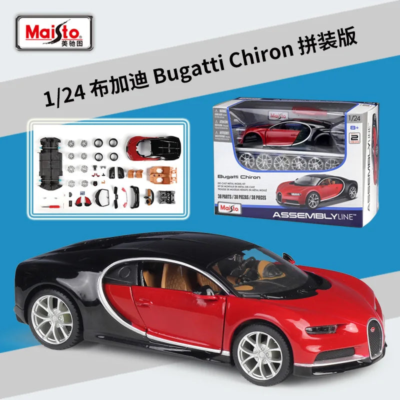 1:24 Lamborghini Aventador Roadster LP700 Urus Chiron Camaro ZL1 R8 V10 Plus 2014 Street Racer unfinished assembled