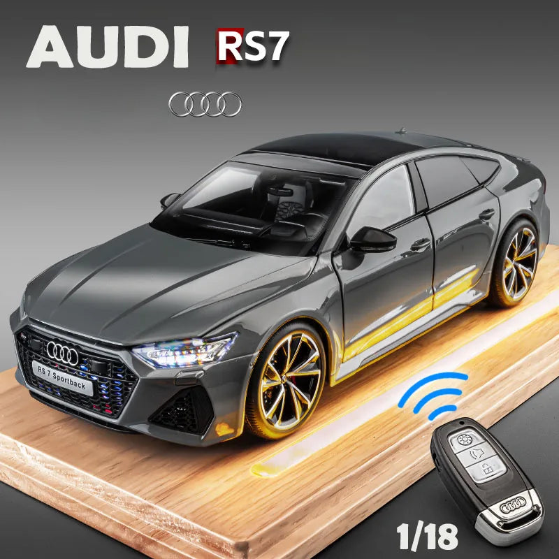 アウディ RS7 1/18 グレー スマートキー付き 1:18 Audi RS7 Sportback - Licensed – minigara.com